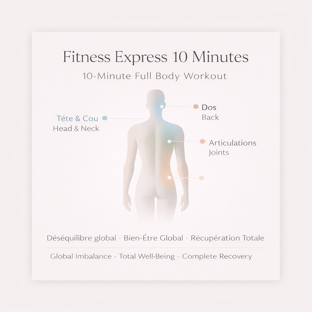 Fitness Express 10 Minutes – Tonification Rapide & Efficace à Domicile (-20% Coffret Complet)