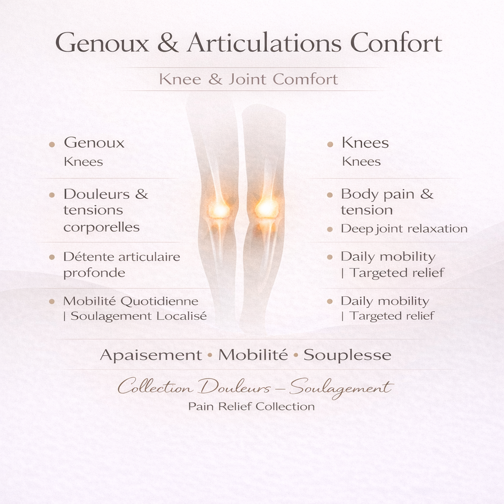Genoux & Articulations Confort – Stabilité, Circulation & Soulagement Durable (-20% Coffret Complet)