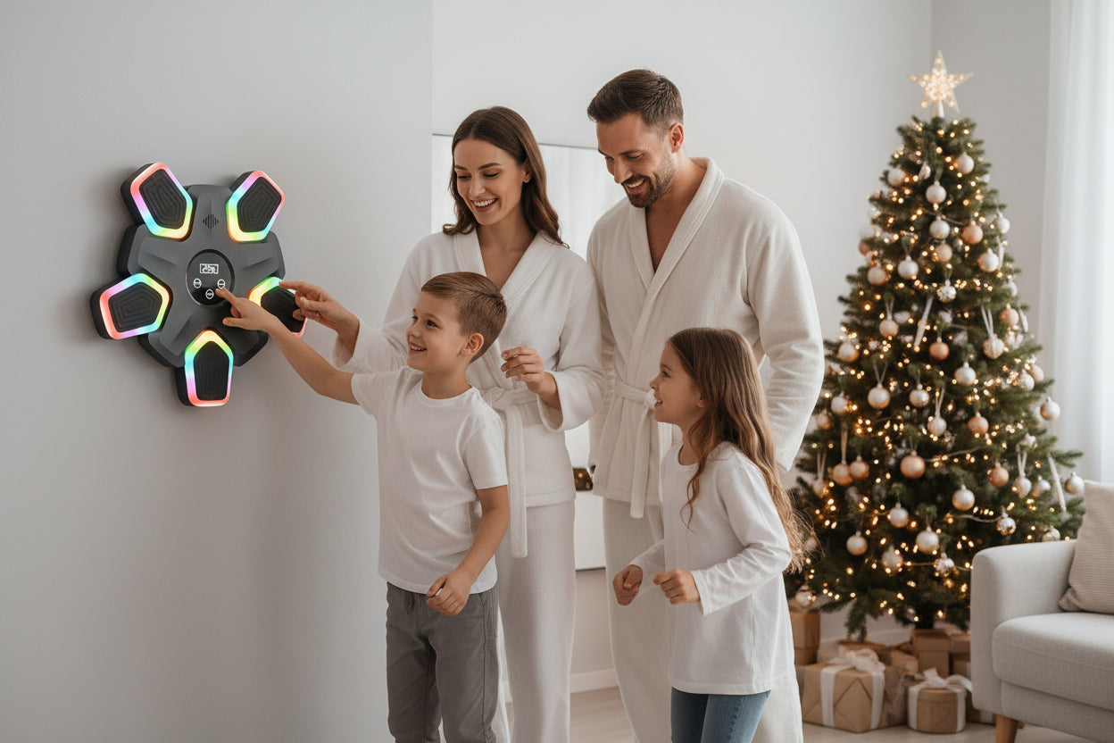 SmartBox Pro 2026 Premium â Bluetooth Smart Boxing Machine with LED Lights & Interactive Training