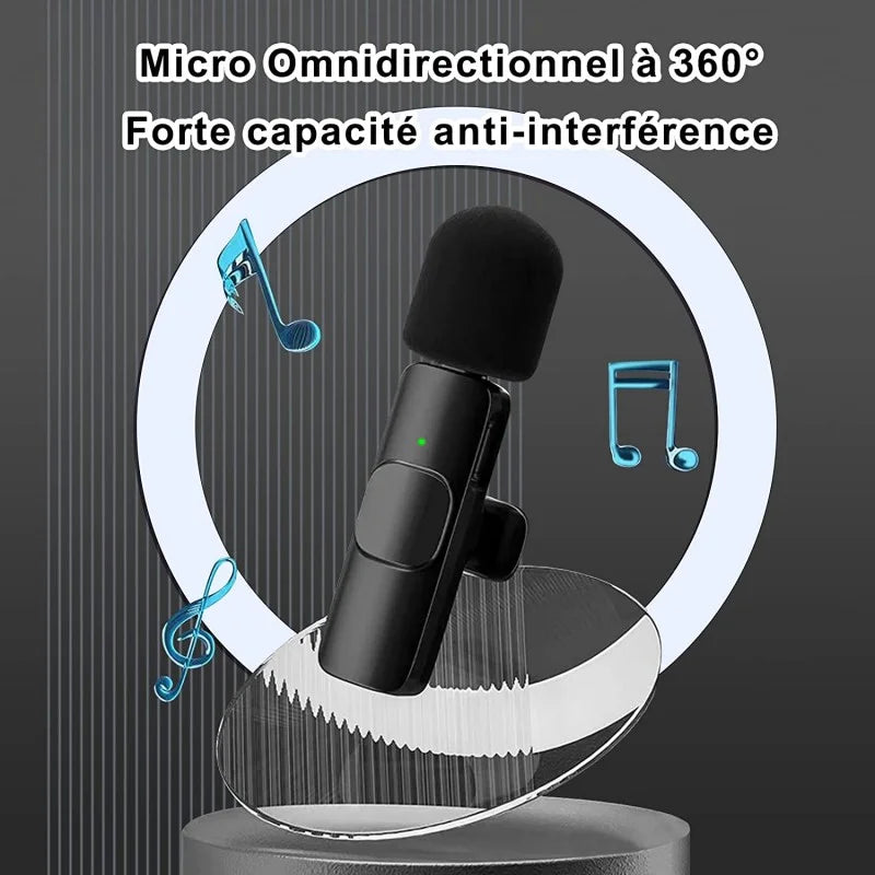 Micro-cravate portable rechargeable USB-C adaptateur Apple
