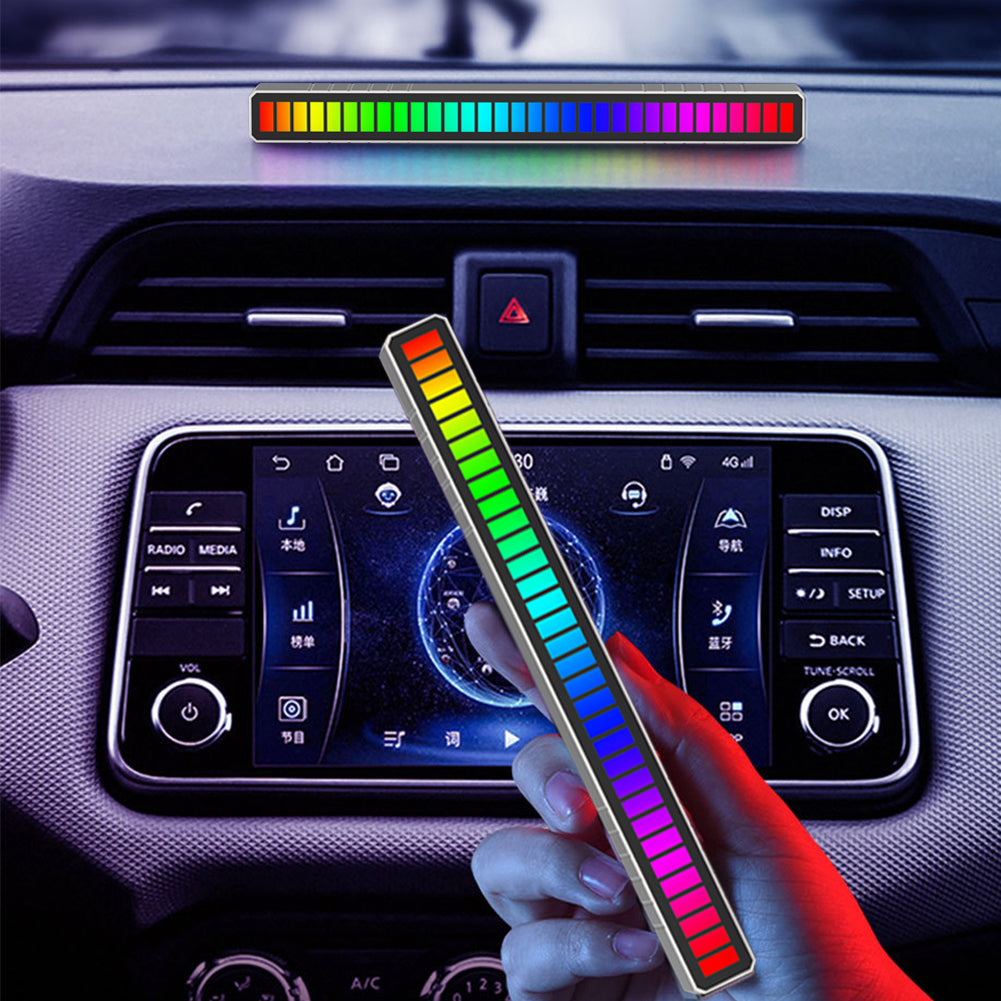 HarmonyGlow RGB LED capteur audio pulse musique
