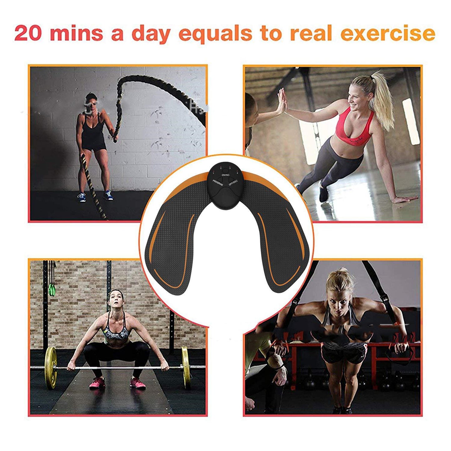 Tonification Fessiers Sans Effort avec Pads Adhésifs Réutilisables
