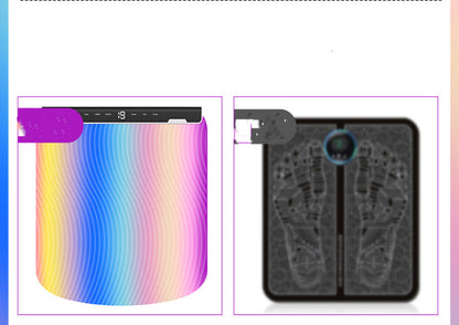 Electric Foot Massage Cushion with Remote Control - Vibrations for Fatigue Relief