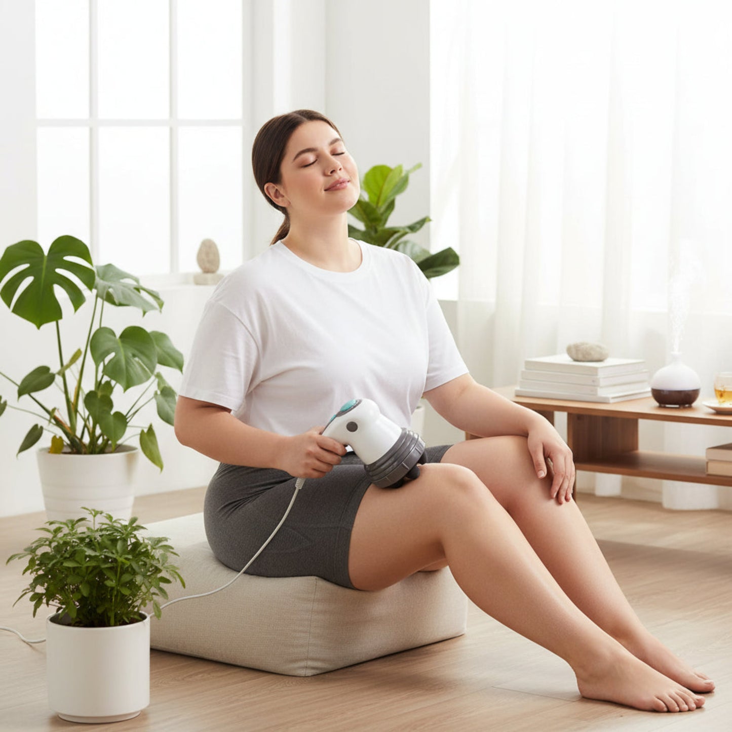 Appareil Massage Amincissant Infrarouge Vibration Anti-Cellulite Corps Complet
