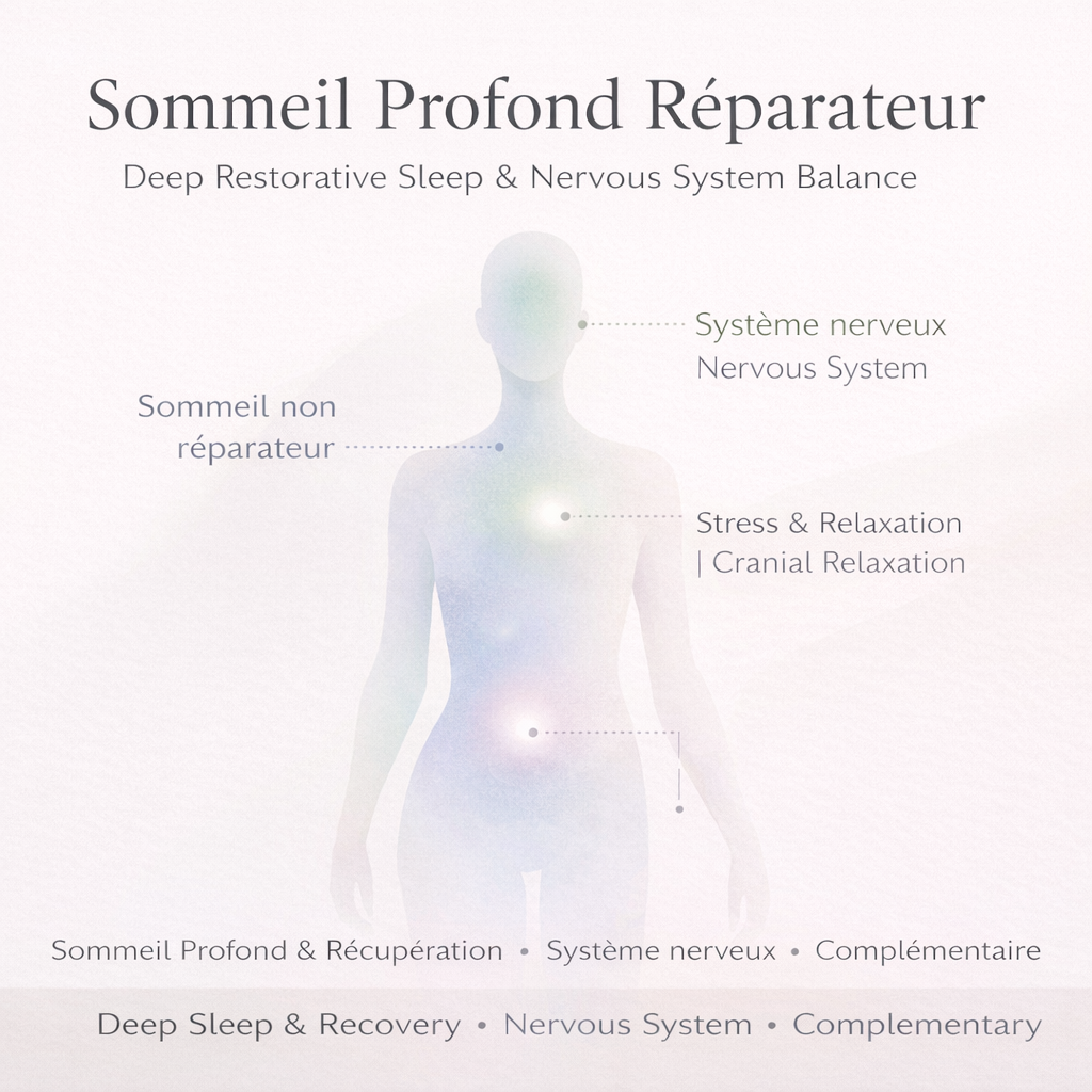 Sommeil Profond Réparateur – Endormissement Facile & Nuits Régénérantes