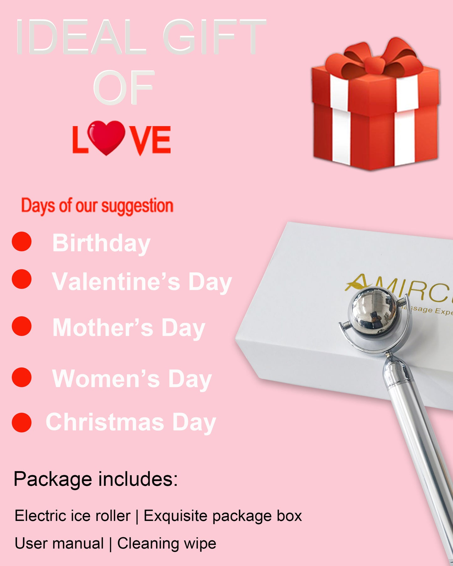 Cryothérapie Faciale Multi-Zones - Yeux Joues Mâchoire Cou
