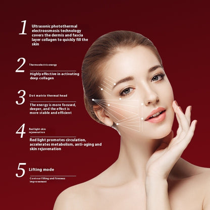 Pistolet ultrasonique CollagenGun Pro stimulation collagène visage
