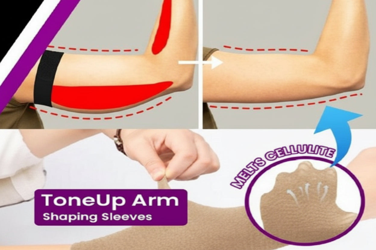 Manchons Compression Bras Femme Réduction Cellulite Drainage Lymphatique
