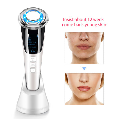 Appareil beauté facial EMS chaud froid vibrations
