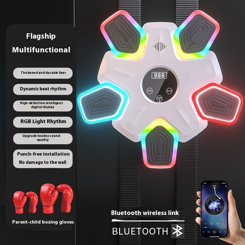 SmartBox Pro 2026 Premium – Bluetooth Smart Boxing Machine with LED Lights &amp; Interactive Training