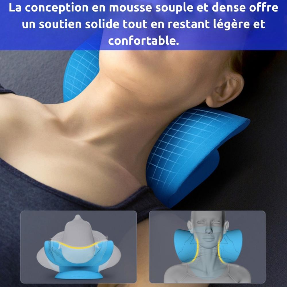 Appareil CerviRelax étirement cervical nuque épaules soulagement
