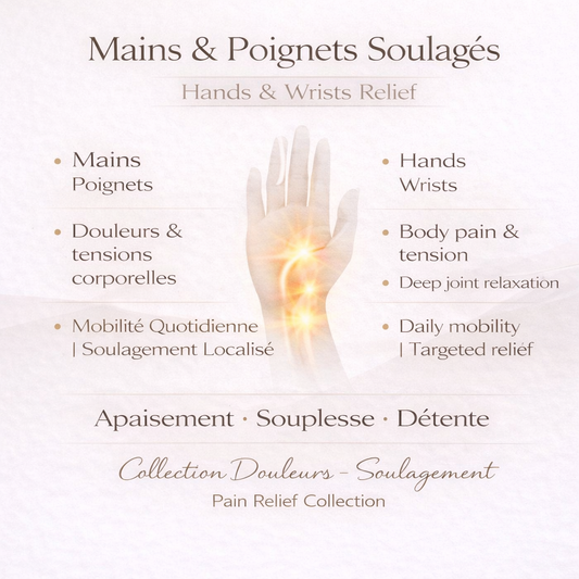 Mains & Poignets Soulagés – Confort, Mobilité & Détente Durable