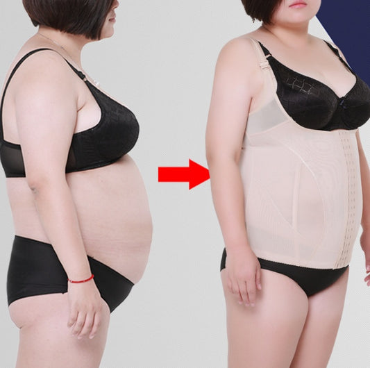 Corset Gaine Taille Sculptante Grande Taille Ventre Plat Compression Femme
