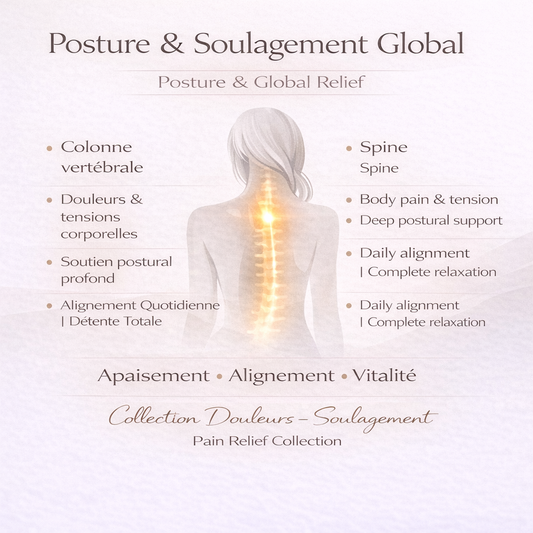 Posture & Soulagement Global – Alignement, Détente & Confort Quotidien