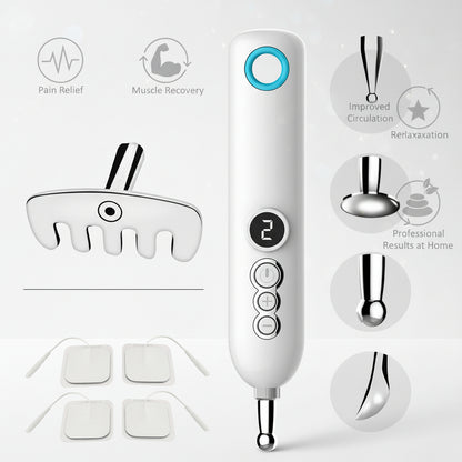 Stylo Acupuncture Points Pression Nuque Épaules Tensions Cervicales
