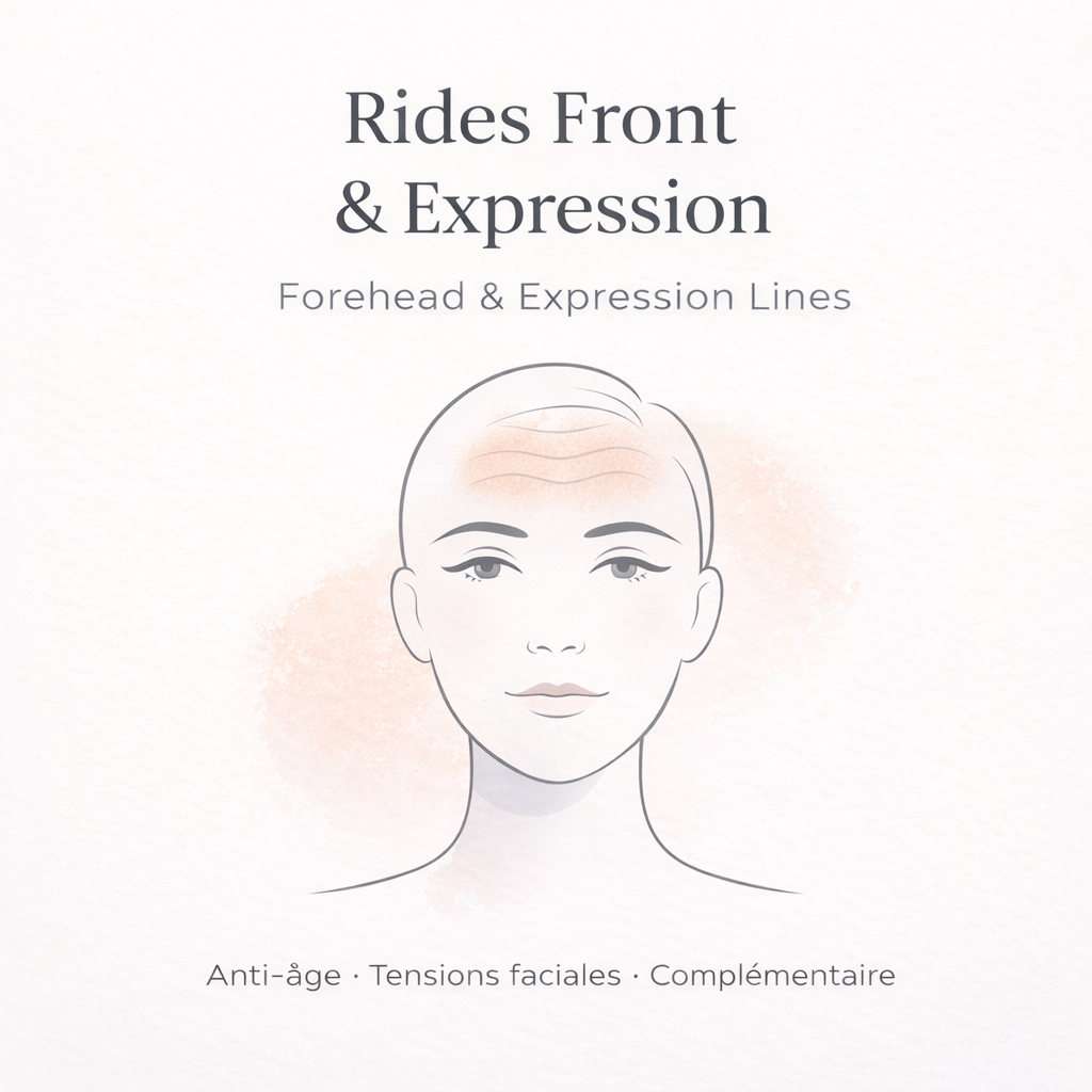 Rides Front & Expression – Lissage Visuel, Détente Musculaire & Éclat du Visage