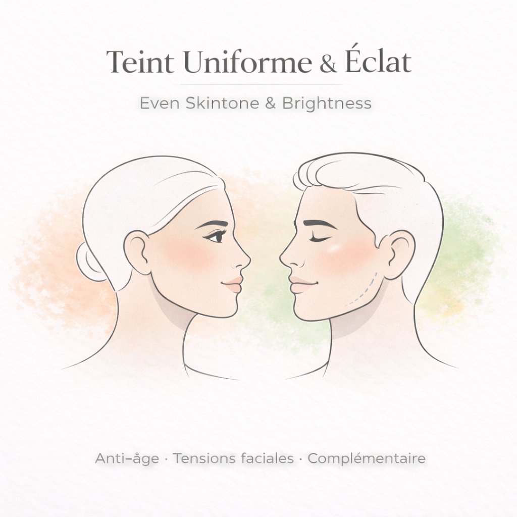 Teint Uniforme & Éclat – Peau Lumineuse, Lissée & Rayonnante (-20% Coffret Complet)