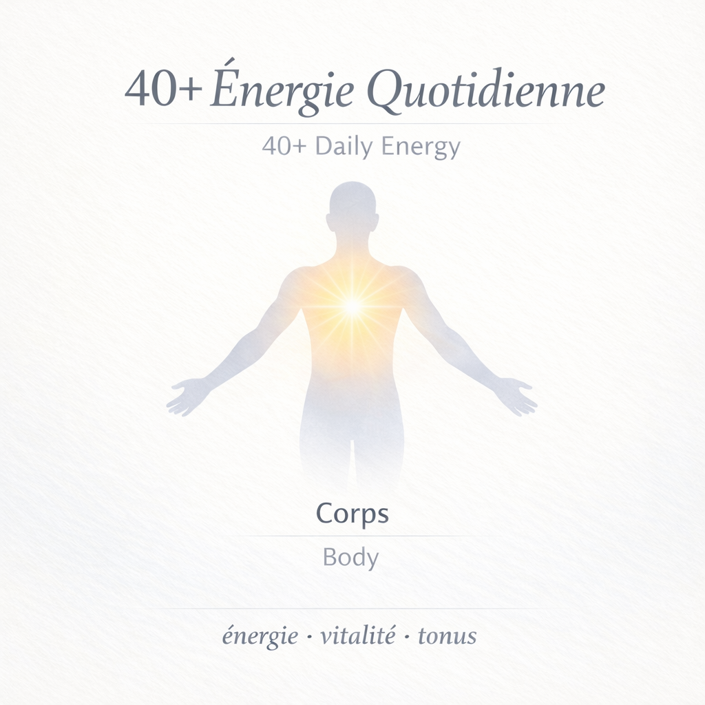 40+ Énergie Quotidienne – Tonus, Activation & Vitalité Durable