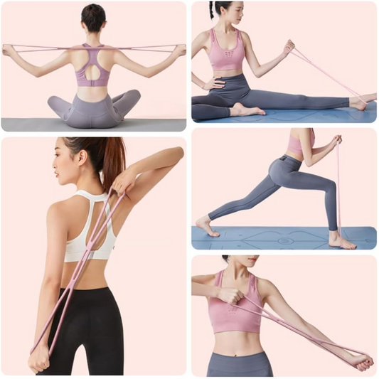 Bande Résistance Élastique Forme 8 Musculation Fitness Yoga | Flex8 Canada
