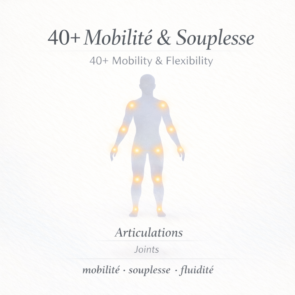 40+ Mobilité & Souplesse – Articulations Libérées, Jambes Légères & Mouvement Fluide