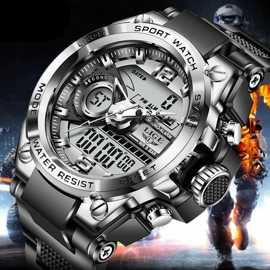 Montre sport ArmadaWatch homme double affichage analogique digital
