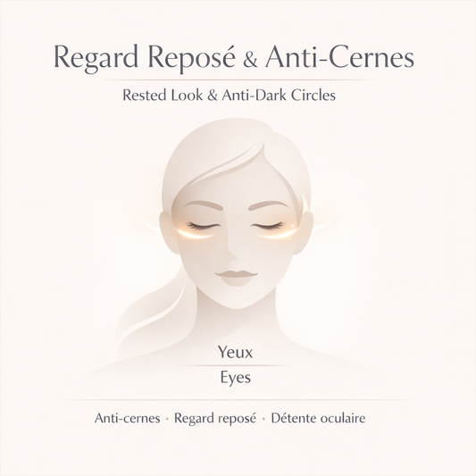 Regard Reposé & Anti-Cernes – Lissage, Décongestion & Éclat du Contour des Yeux
