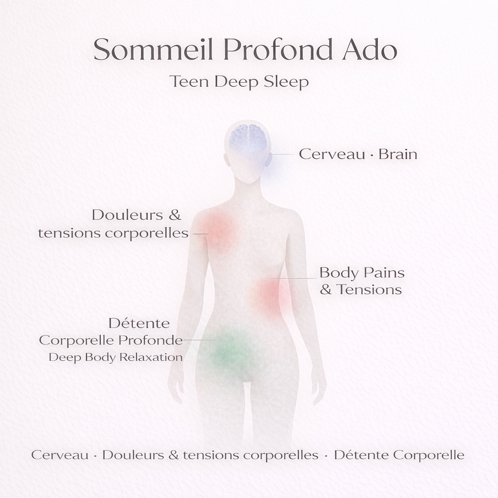 Sommeil Profond Ado – Relaxation Complète, Apaisement & Récupération Nocturne