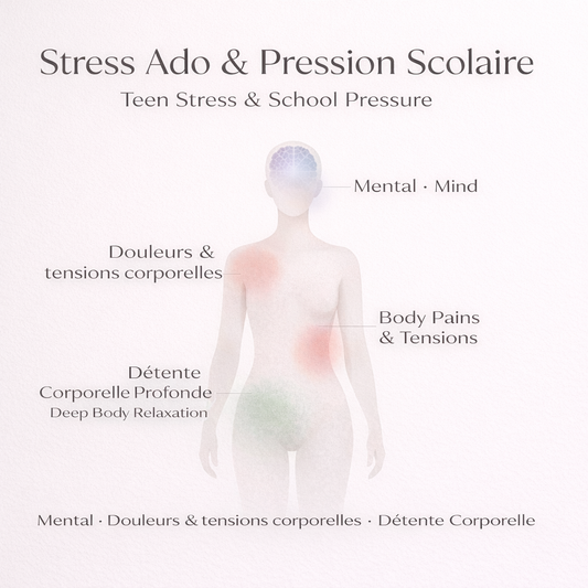 Stress Ado & Pression Scolaire – Apaisement, Détente & Gestion du Stress au Quotidien