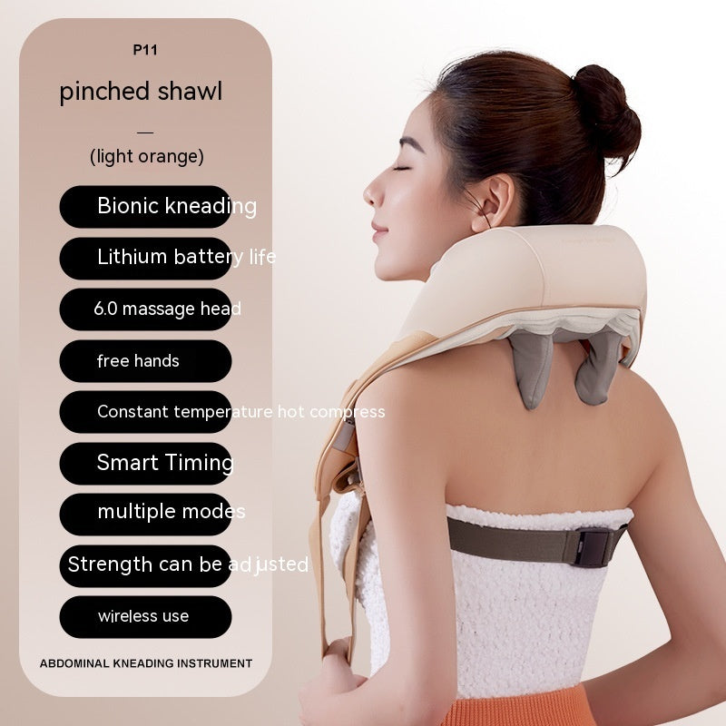 Masseur Épaules Cou Électrique Rechargeable Chaleur Pétrissage | ShoulderRelax