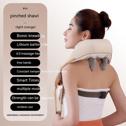 Masseur Épaules Cou Électrique Rechargeable Chaleur Pétrissage | ShoulderRelax
