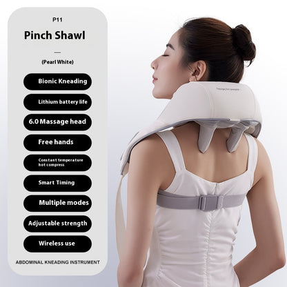 Masseur Épaules Cou Électrique Rechargeable Chaleur Pétrissage | ShoulderRelax
