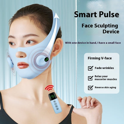 Masque Facial LED Intelligent Sans Fil pour Amincissement Visage et Effet V-Shape
