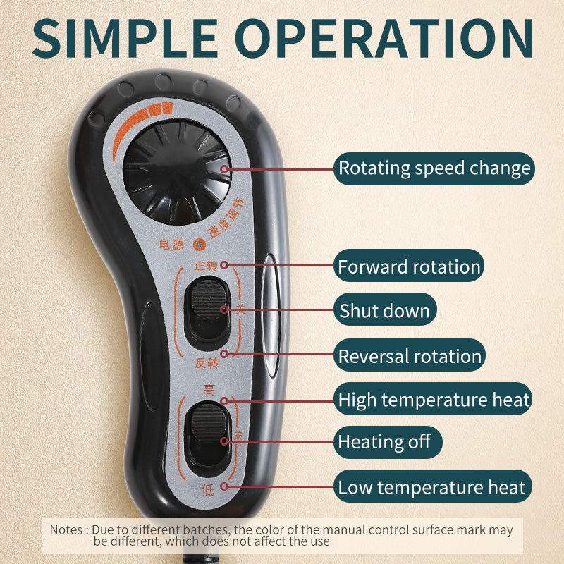 Têtes Massage Shiatsu Pétrissage Multi-Directionnel Professionnel
