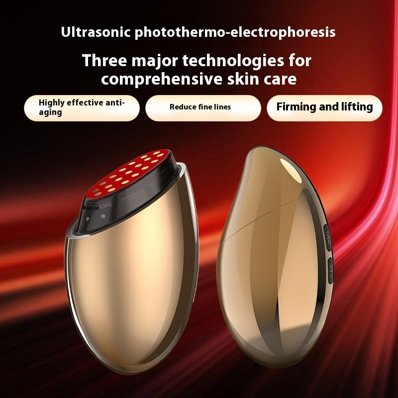 pistolet collagène, ultrasonique anti-âge, lifting visage, stimulation collagène, beauté tech
