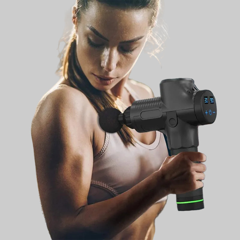 Pistolet FlexiRelax massage musculaire percussion récupération